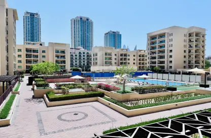 Apartment - 1 Bedroom - 1 Bathroom for rent in Al Dhafra 3 - Al Dhafra - Greens - Dubai