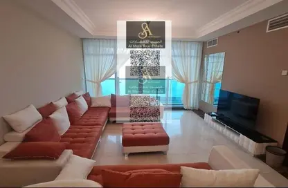 Apartment - 3 Bedrooms - 3 Bathrooms for rent in Ajman Corniche Residences - Ajman Corniche Road - Ajman