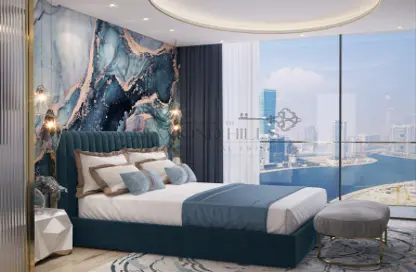 Apartment - Studio - 1 Bathroom for sale in Chic Tower - Business Bay - Dubai