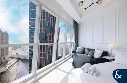 Apartment - Studio - 1 Bathroom for rent in The Court Tower - Business Bay - Dubai