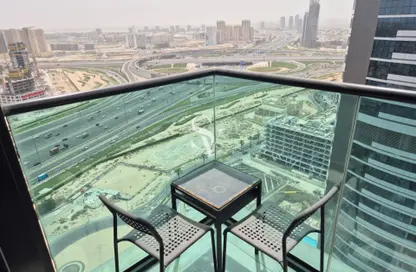 شقة - غرفة نوم - 2 حمامات للايجار في ذا سكوير تاور - قرية الجميرا سركل - دبي