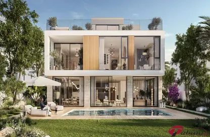 Outdoor House image for: Villa - 5 Bedrooms - 7 Bathrooms for sale in Farm Gardens 2 - The Valley - Dubai, Image 1