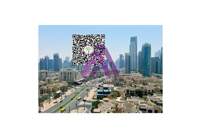 النزل و الشقق الفندقية - غرفة نوم - 2 حمامات للايجار في فندق برج ليك - العنوان داون تاون - دبي وسط المدينة - دبي