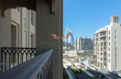 Outdoor Building image for: Apartment - 1 Bedroom - 1 Bathroom for rent in Asayel - Madinat Jumeirah Living - Umm Suqeim - Dubai, Image 1