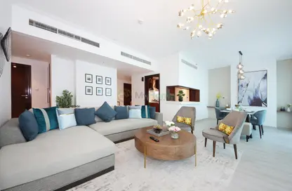 Apartment - 2 Bedrooms - 3 Bathrooms for rent in Delphine Tower - Marina Promenade - Dubai Marina - Dubai