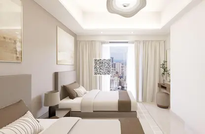 Apartment - 1 Bedroom - 2 Bathrooms for sale in Nuaimia Two Tower - Al Nuaimiya - Ajman