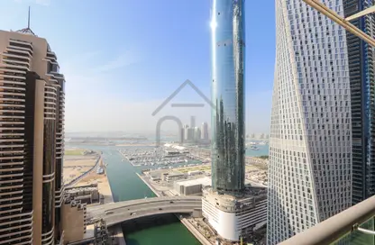 Outdoor Building image for: Apartment - 4 Bedrooms - 6 Bathrooms for rent in Iris Blue - Dubai Marina - Dubai, Image 1