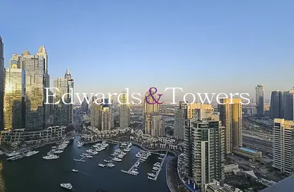 شقة - 3 غرف نوم - 4 حمامات للايجار في No.9 - دبي مارينا - دبي