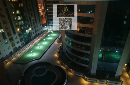 شقة - 2 غرف نوم - 2 حمامات للايجار في أورينت تاور 1 - أورينت تاور - البستان - عجمان