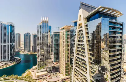 Apartment - Studio - 1 Bathroom for rent in Lake Terrace - JLT Cluster D - Jumeirah Lake Towers - Dubai
