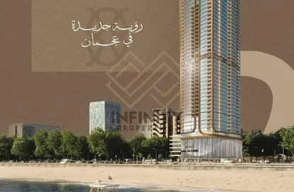 شقة - 2 غرف نوم - 3 حمامات للبيع في طريق كورنيش عجمان - عجمان شقة - 2 غرف نوم - 3 حمامات للبيع في طريق كورنيش عجمان - عجمان