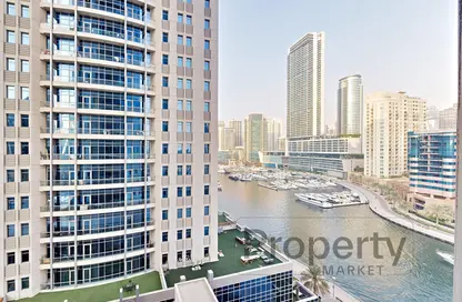 Apartment - 3 Bedrooms - 3 Bathrooms for rent in Marina Wharf - Dubai Marina - Dubai