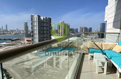 Balcony image for: Apartment - 3 Bedrooms - 4 Bathrooms for sale in The Wave - Najmat Abu Dhabi - Al Reem Island - Abu Dhabi, Image 1