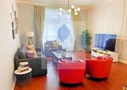 Living Room image for: Apartment - 2 bedrooms - 4 bathrooms for rent in Green Lake Tower 1 - Green Lake Towers - Jumeirah Lake Towers - Dubai, Image 1