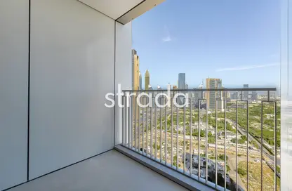Balcony image for: Apartment - 1 Bedroom - 1 Bathroom for rent in Downtown Views II Tower 1 - Downtown Views II - Downtown Dubai - Dubai, Image 1