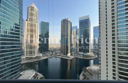شقة - 1 حمام للايجار في خور الجميرا 1 - (JLT) مجمع X - أبراج بحيرة الجميرا - دبي