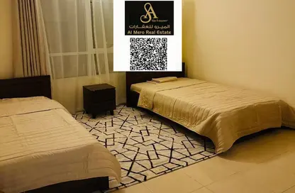 Apartment - 2 Bedrooms - 2 Bathrooms for rent in Orient Tower 1 - Orient Towers - Al Bustan - Ajman