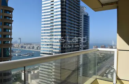 Balcony image for: Apartment - 2 Bedrooms for rent in Sulafa Tower - Dubai Marina - Dubai, Image 1