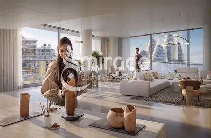 Living Room image for: Apartment - 2 Bedrooms - 3 Bathrooms for sale in Saadiyat Grove - Saadiyat Cultural District - Saadiyat Island - Abu Dhabi, Image 1