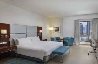 صورة لـ غرفة- غرفة النوم النزل و الشقق الفندقية - 2 غرف نوم - 2 حمامات للايجار في فندق هيلتون - الممشى - مساكن شاطئ الجميرا - دبي ، صورة رقم 1