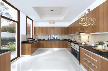 صورة لـ مطبخ فيلا - 5 غرف نوم - 6 حمامات للبيع في بارادايس هيلز - غولف سيتي - دبي ، صورة رقم 1
