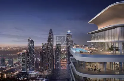 Outdoor Building image for: Apartment - 3 Bedrooms - 3 Bathrooms for sale in Seapoint - EMAAR Beachfront - Dubai Harbour - Dubai, Image 1