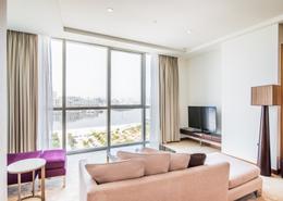 Living Room image for: Hotel and Hotel Apartment - 1 bedroom - 2 bathrooms for rent in Intercontinental Residence Suites - Dubai Festival City - Dubai, Image 1