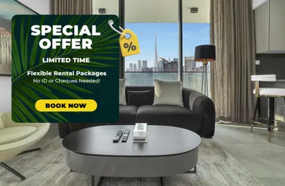 Apartment - 1 Bedroom - 2 Bathrooms for rent in The Paragon by IGO - Business Bay - Dubai