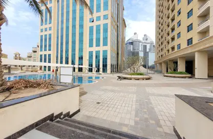 صورة لـ مبنى خارجي شقة - 1 حمام للبيع في أبراج القصر 2 - أبراج القصر - واحة السيليكون - دبي ، صورة رقم 1