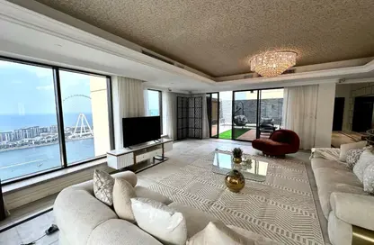Apartment - 4 Bedrooms - 5 Bathrooms for rent in Rimal 2 - Rimal - Jumeirah Beach Residence - Dubai