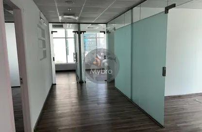 Office Space - Studio - 1 Bathroom for rent in Clover Bay Tower - Business Bay - Dubai
