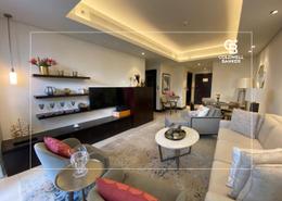 صورةغرفة المعيشة لـ: النزل و الشقق الفندقية - 1 غرفة نوم - 1 حمام للبيع في فندق العنوان داونتاون - دبي وسط المدينة - دبي, صورة 1