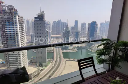 Apartment - 3 Bedrooms - 4 Bathrooms for rent in Skyview Tower - Dubai Marina - Dubai