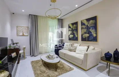 Living Room image for: Apartment - 1 Bedroom - 1 Bathroom for sale in Maimoon Gardens by Fakhruddin Properties - Jumeirah Village Circle - Dubai, Image 1