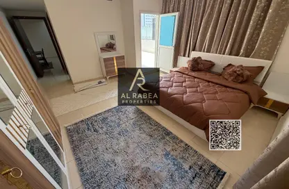 Apartment - 1 Bedroom - 2 Bathrooms for rent in Orient Tower 1 - Orient Towers - Al Bustan - Ajman