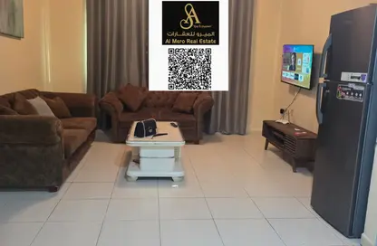 شقة - غرفة نوم - 2 حمامات للايجار في مساكن كورنيش عجمان - طريق كورنيش عجمان - عجمان