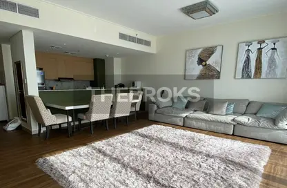 Living / Dining Room image for: Apartment - 2 Bedrooms - 3 Bathrooms for rent in Mulberry 2 - Park Heights - Dubai Hills Estate - Dubai, Image 1
