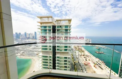Apartment - 1 Bedroom - 1 Bathroom for rent in Marina Vista - EMAAR Beachfront - Dubai Harbour - Dubai