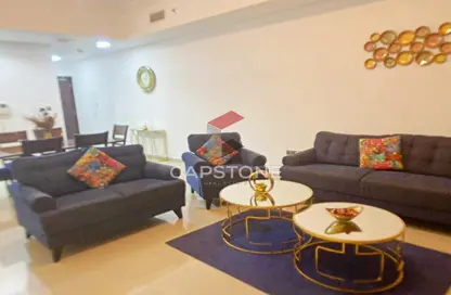 Living Room image for: Apartment - 2 Bedrooms - 3 Bathrooms for sale in Hydra Avenue Towers - City Of Lights - Al Reem Island - Abu Dhabi, Image 1