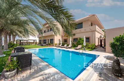 Pool image for: Villa - 6 Bedrooms - 7 Bathrooms for rent in Signature Villas Frond O - Signature Villas - Palm Jumeirah - Dubai, Image 1