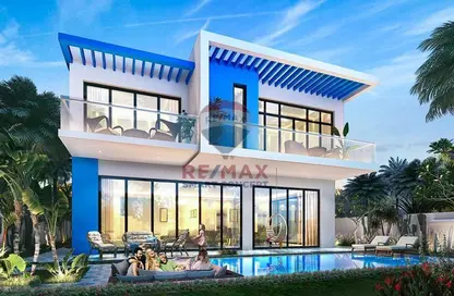 Outdoor House image for: Villa - 6 Bedrooms - 6 Bathrooms for sale in Santorini - Damac Lagoons - Dubai, Image 1
