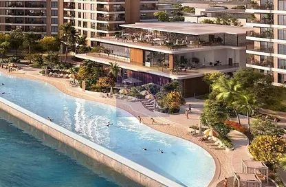 Pool image for: Apartment - 3 Bedrooms - 3 Bathrooms for sale in Gardenia Bay - Yas Island - Abu Dhabi, Image 1