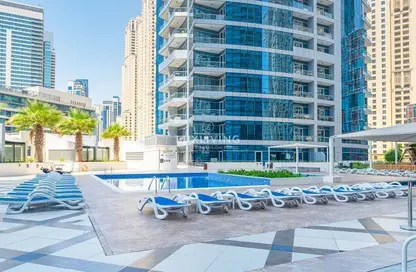 شقة - 2 غرف نوم - 3 حمامات للايجار في باي سنترال شرق - باي سنترال - دبي مارينا - دبي