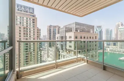 Apartment - 1 Bedroom - 2 Bathrooms for rent in Al Mesk Tower - Emaar 6 Towers - Dubai Marina - Dubai