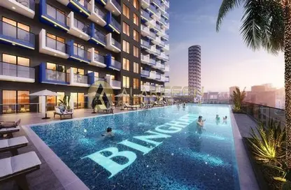 Pool image for: Apartment - 1 Bedroom - 2 Bathrooms for sale in Binghatti Venus - Jumeirah Village Circle - Dubai, Image 1