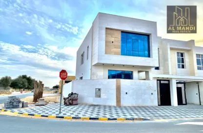 Outdoor House image for: Villa - 5 Bedrooms - 7 Bathrooms for sale in Al Zaheya Gardens - Al Zahya - Ajman, Image 1