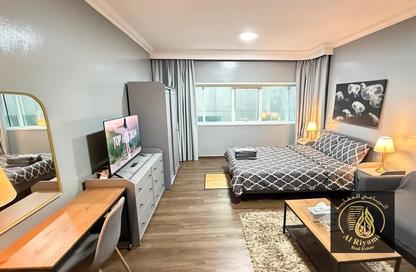Apartment - Studio - 1 Bathroom for rent in Corniche Tower - Ajman Corniche Road - Ajman