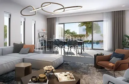 Living / Dining Room image for: Villa - 5 Bedrooms - 6 Bathrooms for sale in Noya Luma - Noya - Yas Island - Abu Dhabi, Image 1