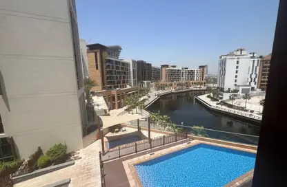 شقة - غرفة نوم - 2 حمامات للايجار في دبي وورف برج 3 - ميناء دبي - الجداف - دبي