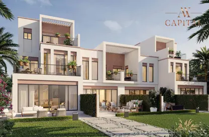 Outdoor House image for: Villa - 5 Bedrooms - 6 Bathrooms for sale in Costa Brava 1 - Costa Brava at DAMAC Lagoons - Damac Lagoons - Dubai, Image 1